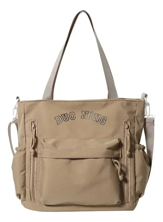 Women's Tote bag Waterproof Large Capacity Tote Bag,Multifunctional,Fashionable,Casual Crossbody Dumpling Shoulder Bag with Zipper Closure,Multi Pockets Shopping Satchel Bag, Portable Travel & Business Trip Storage Bag For Commuting Work,College Students & Everyday Use. - Image 4